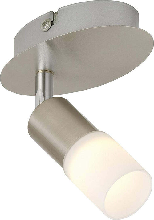 Briloner-Leuchten-Plafoniera-con-FarettiLED-Integrata,-5-W,-Satinati,-13-x-7.5-x-7.8-cm-[Classe-di-efficienza-energetica-A++]