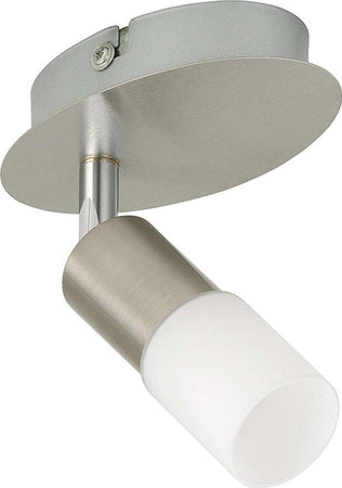 Briloner-Leuchten-Plafoniera-con-FarettiLED-Integrata,-5-W,-Satinati,-13-x-7.5-x-7.8-cm-[Classe-di-efficienza-energetica-A++]