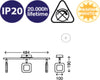 BRILONER--PLAFONIERA-3-LED---3,5W--33LUMEN-CROMO