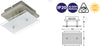 BRILONER--PLAFONIERA-LED-3W--250-LUMEN--3000K-NICHEL-SATINATO/VETRO-SATINATO-GU10