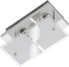 BRILONER--PLAFONIERA-LED-3W-250LUMEN-3000K-CROMO--VETRO-SATINATO-GU10