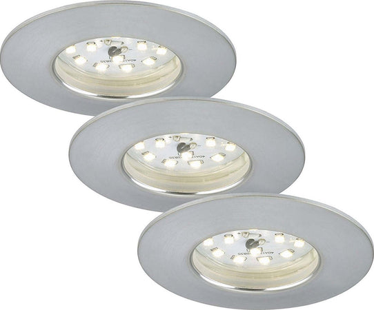 BRILONER--SET-3-FARETTI-DA-INCASSO-3X5W-400LM-FISSO-IP44