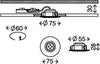 BRILONER--SET-3-FARETTI-DA-INCASSO-3X5W-400LM-FISSO-IP44