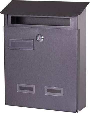 BRIXO---CASSETTA-POSTALE-CM23X9X29H-IN-FERRO-BATTUTO-VERNICIATO-ANTRACITE