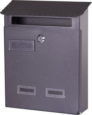 BRIXO---CASSETTA-POSTALE-CM23X9X29H-IN-FERRO-BATTUTO-VERNICIATO-ANTRACITE