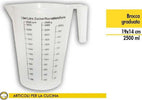 Brocca Caraffa Plastica Graduata Misurino Dosatore 2500ml Cucina 19x14cm 661812 Casa, arredamento e bricolage > Cucina > Dosatori Trade Shop italia - Napoli, Commerciovirtuoso.it