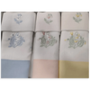 Broderie Confezione 3+3 Asciugamani Puro Lino Mammole S120 - Passarelli Biancheria