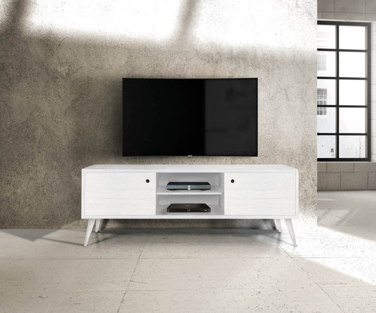 BRODY---mobile-porta-tv-moderno-in-abete-spazzolato-160x45x55-Bianco-Milani-Home