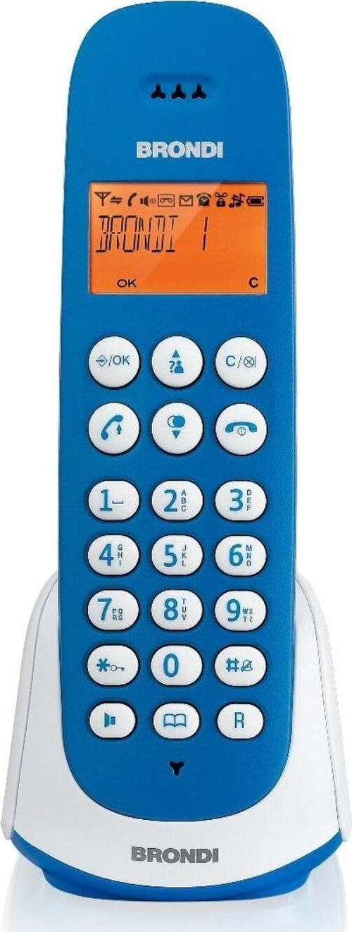 Brondi-Adara-Telefono-Cordless-Azzurro/Bianco