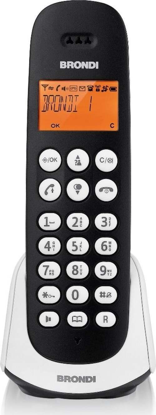 Brondi-Adara-Telefono-Cordless-Nero/Bianco