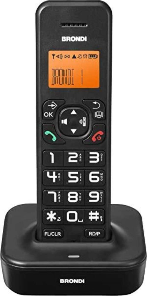 Brondi-Bravo-Star-Telefono-Cordless-Nero