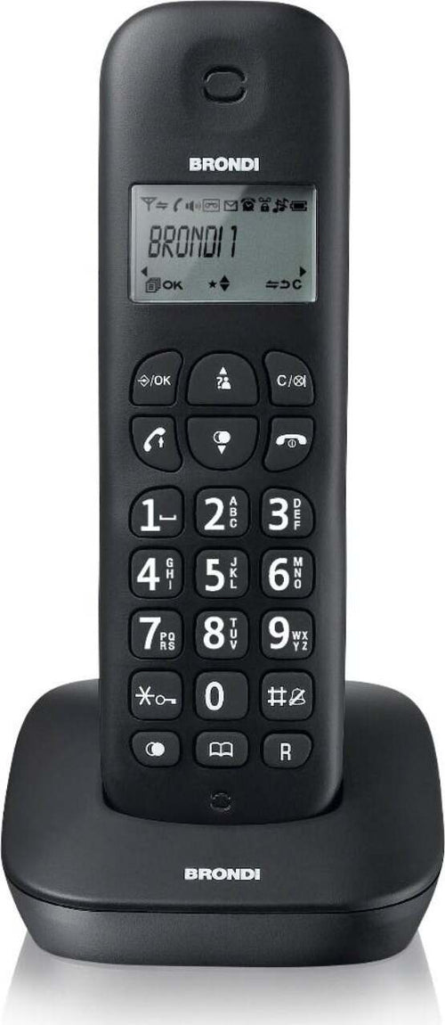Brondi-Gala-Telefono-Cordless-Nero