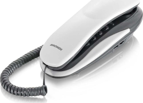 Brondi-Kenoby-Telefono-Slim-Con-Filo-Bianco/Grigio.