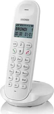 Brondi-Lotus-Telefono-Cordless-Bianco