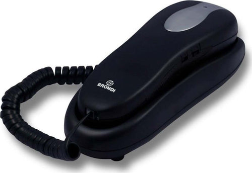 Brondi-Nemo-Nero-Telefono-Slim-Con-Filo