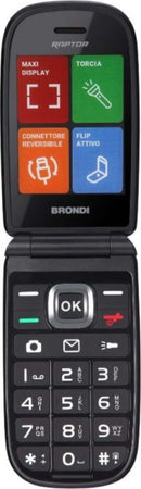 Brondi-Raptor-Telefono-Cellulare-Dual-Sim-Flip-Attivo-Nero