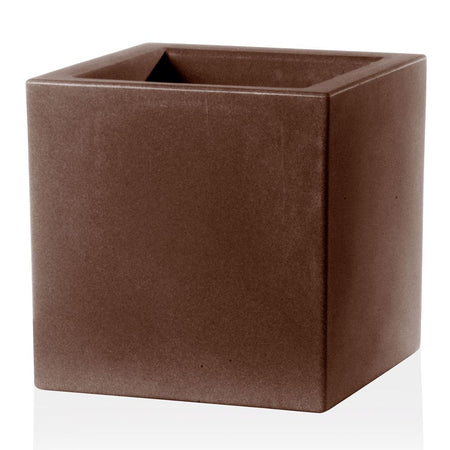 Vaso Moderno "Cubo Schio" Essential in plastica da giardino per fiori e piante