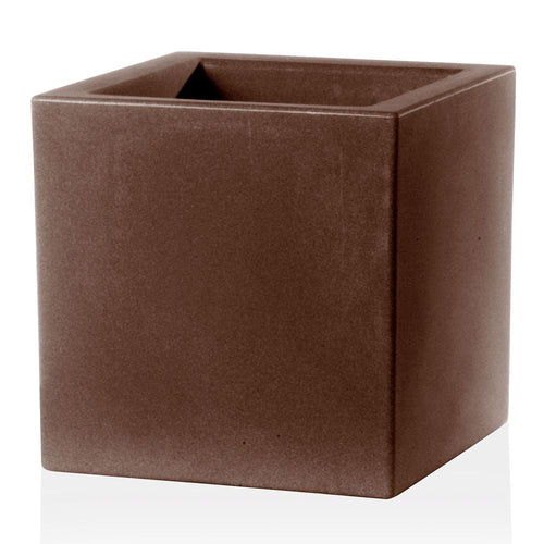 Vaso Moderno Cubo Schio Essential in plastica da giardino per fiori e piante