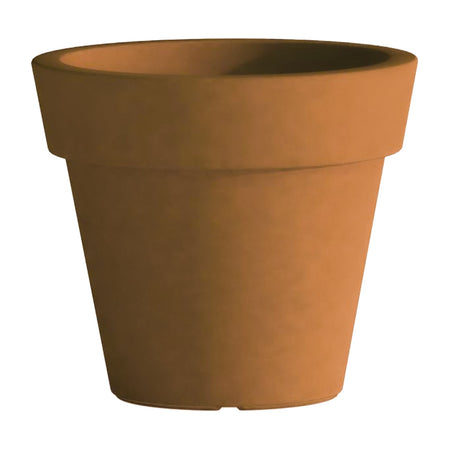 Vaso Cromia Gemma per piante decorazione tinta unita in resina "Made in Italy"