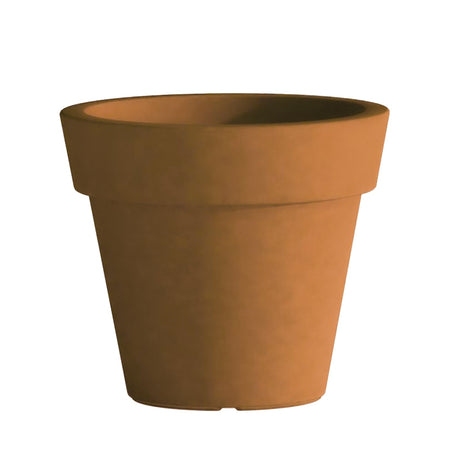 Vaso Cromia Gemma per piante decorazione tinta unita in resina "Made in Italy"
