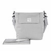 Borsa fasciatoio Pasito a Pasito Walking Mum I Love Vichy Grigio