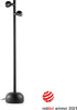 BROT 900 Lampada paletti nero con cavo Illuminazione/Illuminazione per interni/Lampade/Lampade da terra Led Mall Home - Napoli, Commerciovirtuoso.it