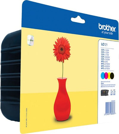 Brother - Cartuccia - C-M-Y-K - LC121VALBP Elettronica/Informatica/Stampanti e accessori/Accessori per stampanti a inchiostro e laser/Cartucce d'inchiostro Eurocartuccia - Pavullo, Commerciovirtuoso.it