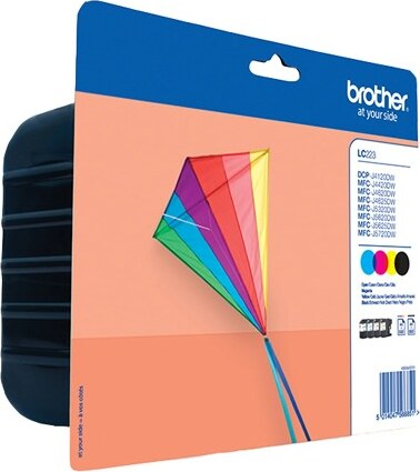 Brother - Cartuccia - C-M-Y-K - LC223VALBP Elettronica/Informatica/Stampanti e accessori/Accessori per stampanti a inchiostro e laser/Cartucce d'inchiostro Eurocartuccia - Pavullo, Commerciovirtuoso.it