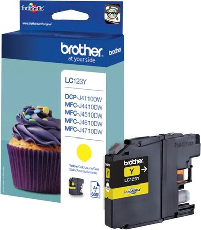 Brother - Cartuccia - Giallo - LC123Y- 600 pag Elettronica/Informatica/Stampanti e accessori/Accessori per stampanti a inchiostro e laser/Cartucce d'inchiostro Eurocartuccia - Pavullo, Commerciovirtuoso.it