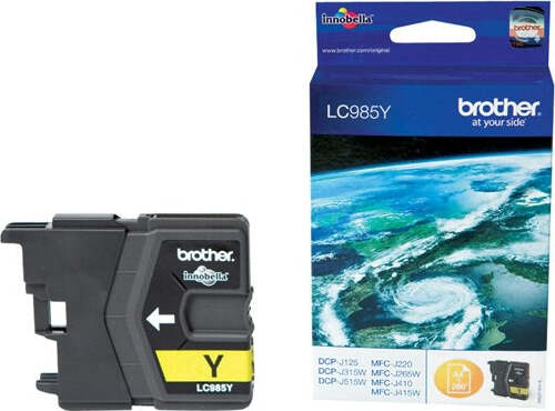 Brother - Cartuccia - Giallo - LC985Y - 265 pag Elettronica/Informatica/Stampanti e accessori/Accessori per stampanti a inchiostro e laser/Cartucce d'inchiostro Eurocartuccia - Pavullo, Commerciovirtuoso.it
