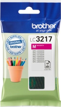 Brother - Cartuccia - Magenta - LC3217M - 550 pag Elettronica/Informatica/Stampanti e accessori/Accessori per stampanti a inchiostro e laser/Cartucce d'inchiostro Eurocartuccia - Pavullo, Commerciovirtuoso.it