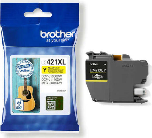 Brother - Cartuccia Ink - Giallo - LC421XLY - 500 pag Elettronica/Informatica/Stampanti e accessori/Accessori per stampanti a inchiostro e laser/Cartucce d'inchiostro Eurocartuccia - Pavullo, Commerciovirtuoso.it
