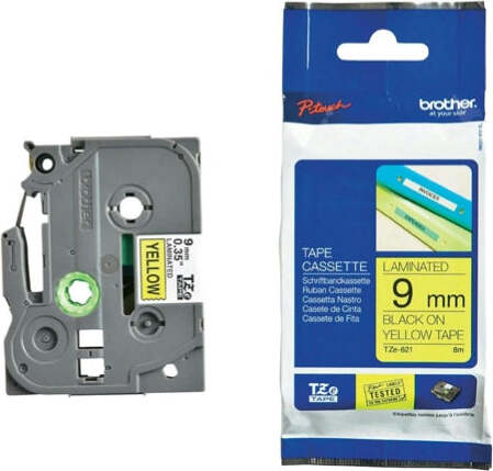Brother - Nastro - Nero-Giallo - TZE621 - 9mm x 8mt Cancelleria e prodotti per ufficio/Elettronica per ufficio/Accessori/Accessori per etichettatrici Eurocartuccia - Pavullo, Commerciovirtuoso.it