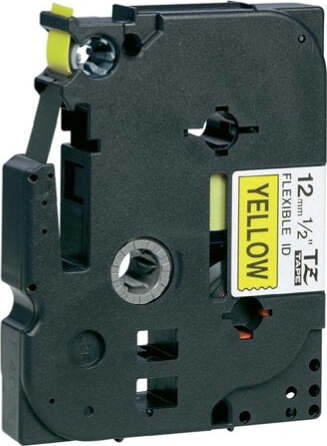 Brother - Nastro laminato flessibile - Nero-Giallo - TZEFX631 - 12mm x 8mt Cancelleria e prodotti per ufficio/Elettronica per ufficio/Accessori/Accessori per etichettatrici Eurocartuccia - Pavullo, Commerciovirtuoso.it