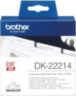 Brother - Rotolo etichetta continua - Nero-Bianco - 12mm x 30 48mt - DK22214 Cancelleria e prodotti per ufficio/Elettronica per ufficio/Accessori/Accessori per etichettatrici Eurocartuccia - Pavullo, Commerciovirtuoso.it