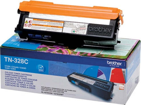 Brother - Toner - Ciano -TN328C - 6000 pag Elettronica/Informatica/Stampanti e accessori/Accessori per stampanti a inchiostro e laser/Cartucce d'inchiostro Eurocartuccia - Pavullo, Commerciovirtuoso.it