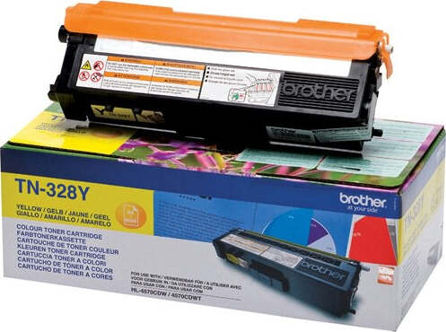 Brother - Toner - Giallo -TN328Y - 6000 pag Elettronica/Informatica/Stampanti e accessori/Accessori per stampanti a inchiostro e laser/Cartucce d'inchiostro Eurocartuccia - Pavullo, Commerciovirtuoso.it