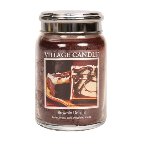 Candele profumate "Village Candle" profumatore per ambienti, Giara in vetro 730 gr, 26 once