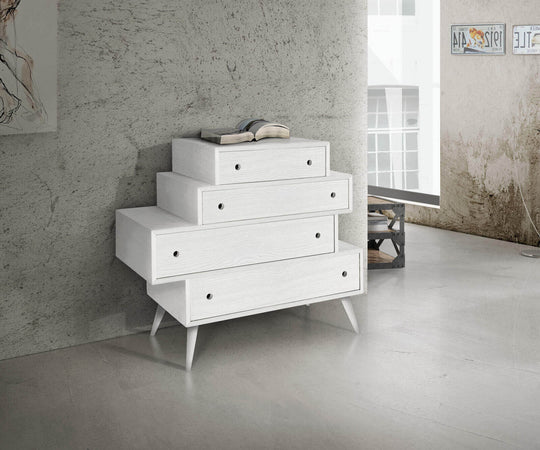 BRUCE---cassettiera-in-abete-spazzolato-110x45x95-Bianco-Milani-Home