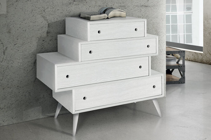 BRUCE---cassettiera-in-abete-spazzolato-110x45x95-Bianco-Milani-Home