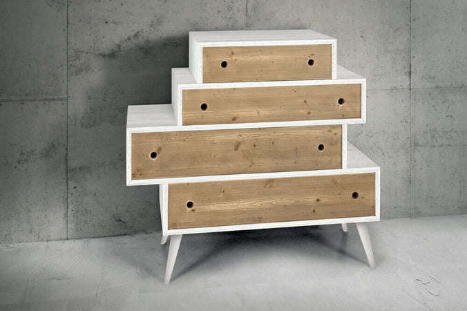 BRUCE---cassettiera-in-abete-spazzolato-110x45x95-Bianco-Milani-Home