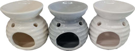 Brucia essenza in ceramica per aromaterapia H 12 cm. Casa e cucina/Decorazioni per interni/Candele e portacandele/Candele/Candele a colonna MagiediNatale.it - Altamura, Commerciovirtuoso.it