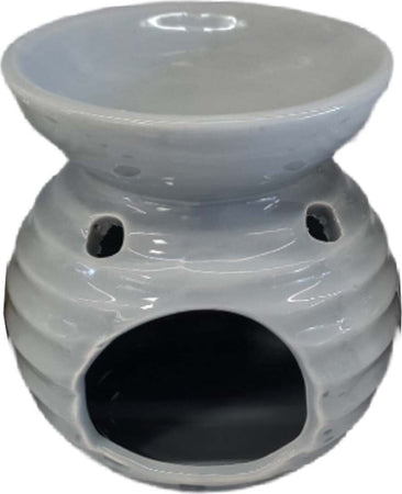 Brucia essenza in ceramica per aromaterapia H 12 cm. Casa e cucina/Decorazioni per interni/Candele e portacandele/Candele/Candele a colonna MagiediNatale.it - Altamura, Commerciovirtuoso.it