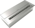 Bruciatore a Bioetanolo in Acciaio Inox serbatoio da incasso con lana di roccia da 3,5 lt 45 cm Fai da te/Prodotti per la costruzione/Riscaldamento e raffreddamento/Sistemi mobili di climatizzazione/Riscaldamento/Caminetti gel ed etanolo Decor Space - Altamura, Commerciovirtuoso.it
