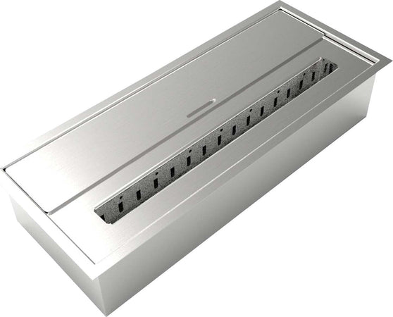 Bruciatore a Bioetanolo in Acciaio Inox serbatoio da incasso con lana di roccia da 3,5 lt 45 cm Fai da te/Prodotti per la costruzione/Riscaldamento e raffreddamento/Sistemi mobili di climatizzazione/Riscaldamento/Caminetti gel ed etanolo Decor Space - Altamura, Commerciovirtuoso.it
