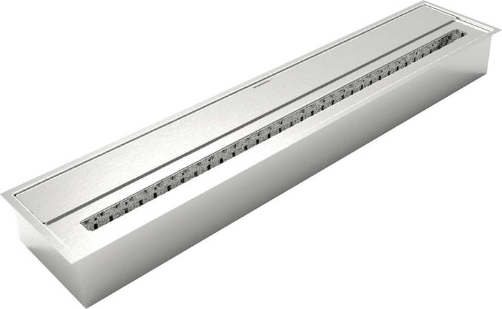 Bruciatore a Bioetanolo in Acciaio Inox serbatoio da incasso con lana di roccia da 7 lt 91 cm Fai da te/Prodotti per la costruzione/Riscaldamento e raffreddamento/Sistemi mobili di climatizzazione/Riscaldamento/Caminetti gel ed etanolo Decor Space - Altamura, Commerciovirtuoso.it