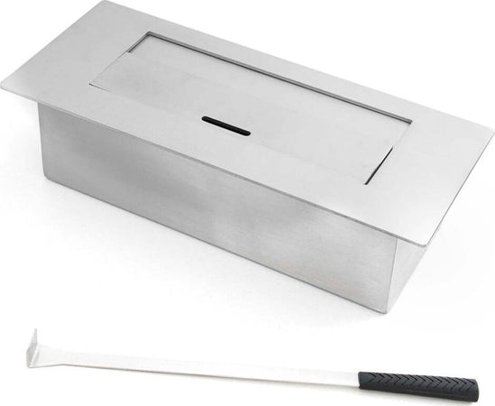 Bruciatore a Bioetanolo in Acciaio Inox serbatoio da incasso da 1,5 lt 30 cm Fai da te/Prodotti per la costruzione/Riscaldamento e raffreddamento/Sistemi mobili di climatizzazione/Riscaldamento/Caminetti gel ed etanolo Decor Space - Altamura, Commerciovirtuoso.it