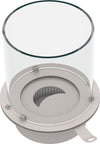 Bruciatore a Bioetanolo in Acciaio tondo con vetro serbatoio da incasso Fai da te/Caminetti e accessori/Caminetti gel ed etanolo Decor Space - Altamura, Commerciovirtuoso.it