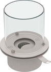 Bruciatore a Bioetanolo in Acciaio tondo con vetro serbatoio da incasso Fai da te/Caminetti e accessori/Caminetti gel ed etanolo Decor Space - Altamura, Commerciovirtuoso.it