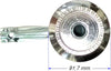Bruciatore-fornello-Parker-rapido-medio-dentato-tubo-lungo-originale